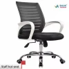 Good Quality Black Swivel Rocking Staff Computer Mesh Fabric  Office Chair For 150kgs People Use