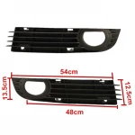 Good Quality Hot Sale Auto Grill Front Left and Right Insert Bumper Fog Light Grille Protect Mesh for Audi A8 D3 2006-2008