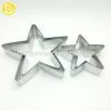 Good quality medium polygon baking cake mold tools,stainless steel cookie cutter set