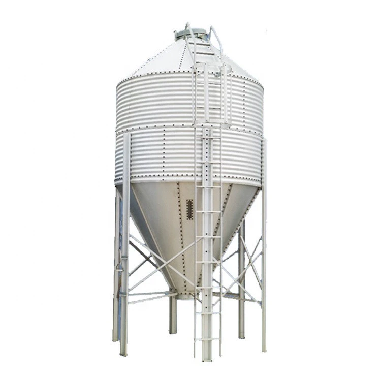 Good Quality Silo In China For Caw Feeds Large Capacity Hot Galvanized Chicken Feed Silo For Poultry Farm