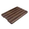 Gourmet wooden cutting board durable solid acacia wood and rubber wood cutting board