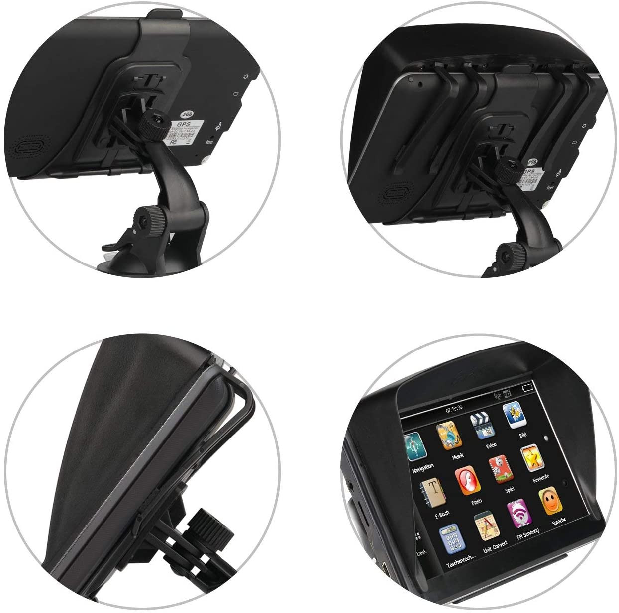 Buy Gps Navigation 5 Inch Hd Display Touch Auto Car Truck Gps 8gb 256mb ...