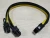 Import Graphics card 6pin to dual 8pin(6+2)pin video cards Splitter Power Supply Cable 18awg 20cm from China