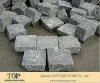 Grey basalt stone brick pavers