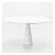 Import Grey Veins White Marble Round Dining Table High Gloss White from China