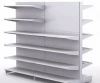 Grocery customized metal gondola shelving heavy duty double-side  supermarket shopping display shelf and retail store  rack