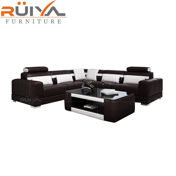 guangzhou furniture cheap leather couch living room sofas
