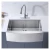 Import Gudsink 36 handmade farmhouse apron front  double bowl sink 304 stainless steel kitchen sinks from China