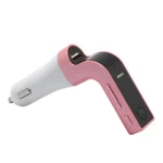 GXYKIT G7 Bluetooth Hands-Free 1 USB Port Car Charger Aux Output Car FM Transmitter Car MP3 Player