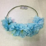 Hair Accessories Hot Selling LED Glowing Girl Flower Crowns LED String Light Flower Headband