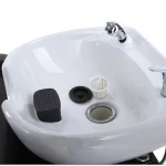 Hair shampoo chair with wash basins salon shampoo chair