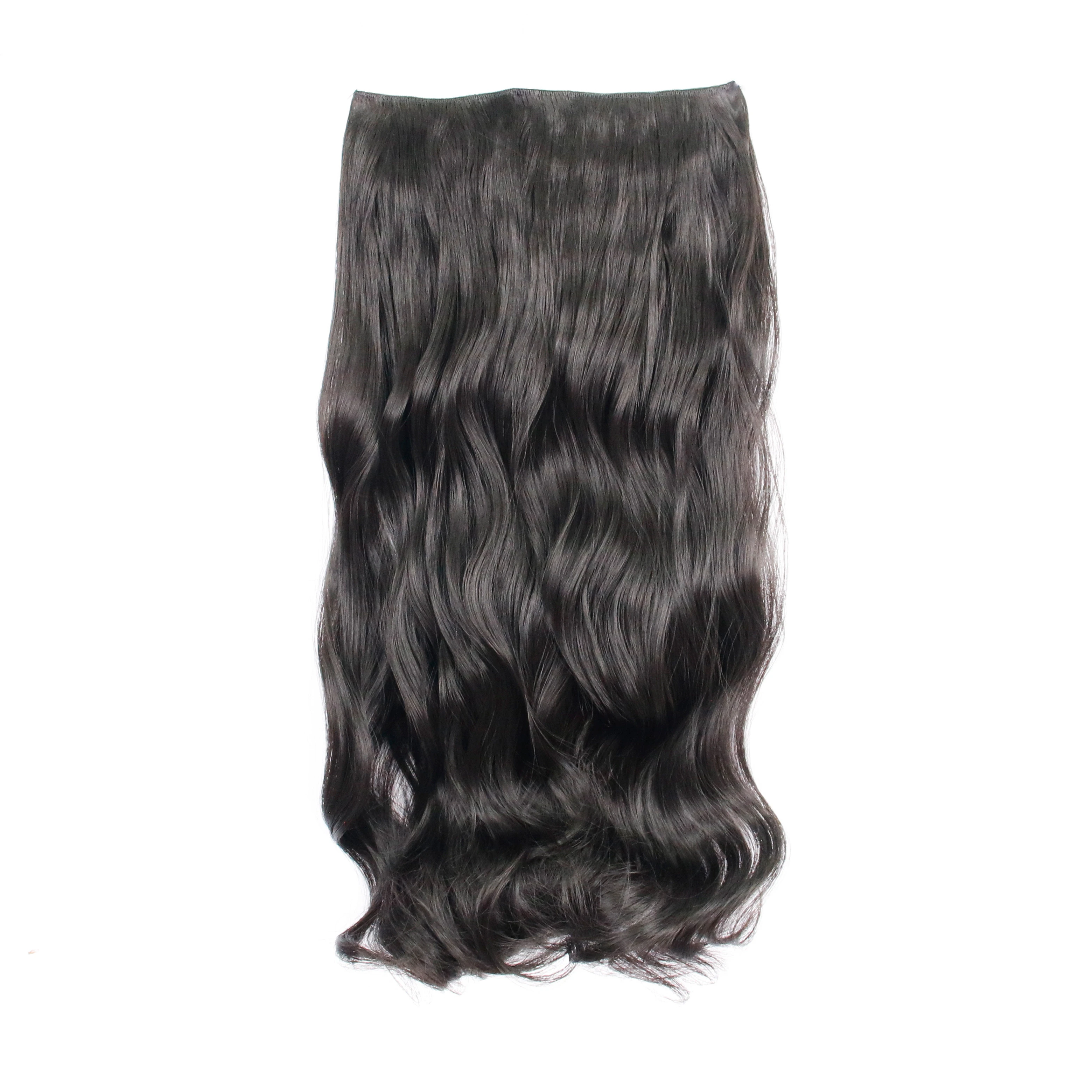 half wig clip in hair extensions Long Curly/Wavy Synthetic Hair 5 Clips in Hair Extensions
