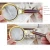 Import Handheld 10X Magnifying Glass Portable Magnifier 60mm 70mm 80mm 90mm Retro Handle Eye Loupe Glass R0755 from China