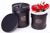 Handmade stocked luxury new design flower gift box round packaging box with lid