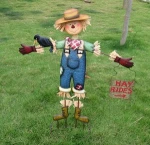 Harvest Scarecrow for garden decoration stakes