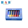 HB Non-toxic plastic oil and acrylic plastic 12pcs/box acrylic paint pot 75ml tube