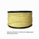 Heat resistance Aramid fiber Roller Rope for LandGlass temper glass furnace