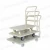Import Heavy duty large storage hand push warehouse trolley cart from China