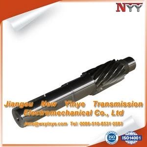 helical gear shaft for tools/oil pump