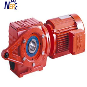 Helical worm motor reducer with Flange mounting are used to produce Drilling Machines and Gear Cutting Machines
