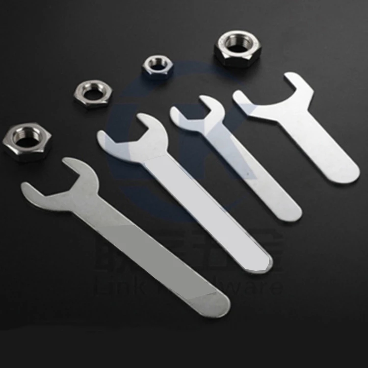 Hex Flat Open End Wrench Portable Flat Spanner galvanized forged multifunctional wrench