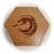 Import Hexagon Custom Dice Box Wooden Dice Packaging Box Wood Dice Storage Box Case with Magnetic Lid black walnut from China