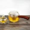 High Borosilicate Glass Tea Maker Teapot Explosion Proof Tea Pot with Side Handle