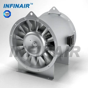 High efficiency vane axial fan for commercial building