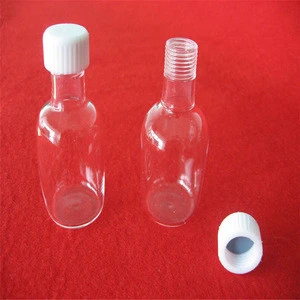 high purity clear quartz glass reagent bottle Aspirator bottle standing with stopper