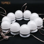 High quality 3M HPR easy-install  dimmable vanity girl makeup mirror light hollywood
