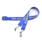 High Quality Breakaway Custom Silkscreen Printing Polyester lanyard with logo custom