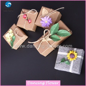 High quality cheap price decorative laser luxurious wedding invitation paper flowers cards