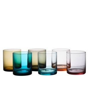 High Quality Customized Logo Glass Water Cup Tumbler Glass Cup for Home Glassware