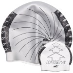 High Quality Double Side printing 100% Silicon Swimming Caps for Adult