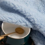 High Quality Durable Using Various 100% Polyester Kintted Sherpa Fleece Fabric