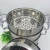 Import High Quality Food Grade Heat Food Steamer Pot with Handles Couscous 26cm Steamer Pot from China