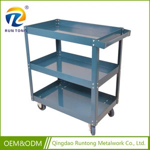 High Quality Four-Wheel Cheap Tool Collecting Working Pull Cart