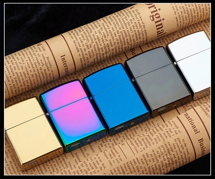 High Quality New Style Usb Charged  Lighter Dual Arc Lighter  Wholesale Rechargeable Custom Lighter