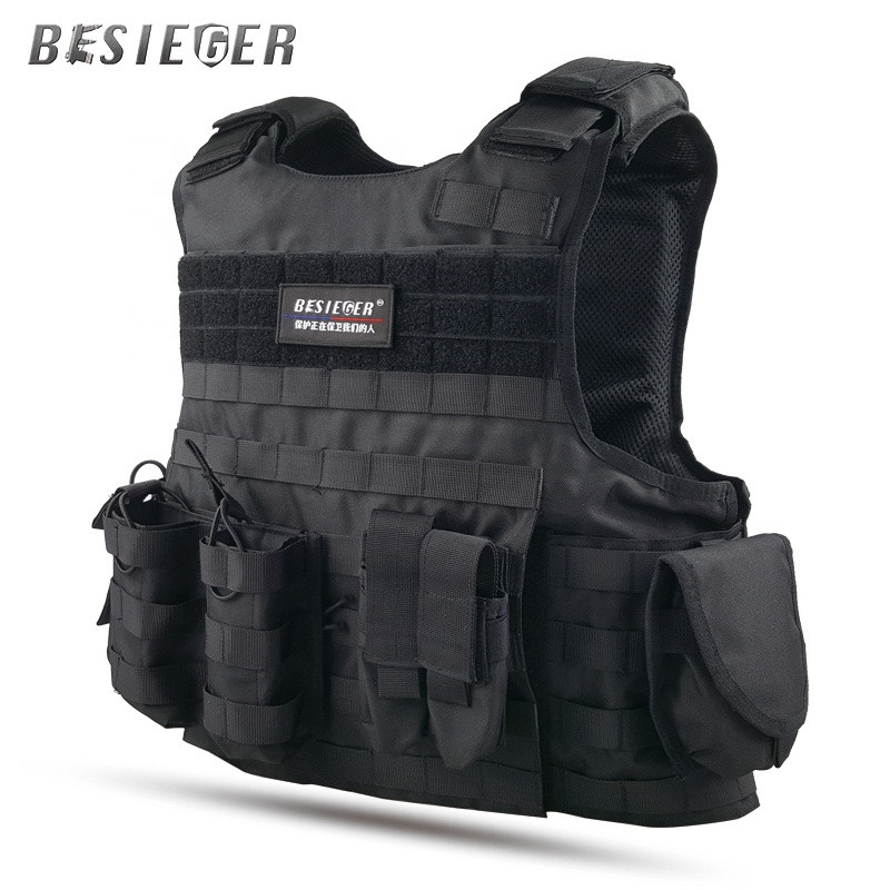 High quality NIJ IIIA police tactical ballistic vest with miioe system armored military bulletproof vest