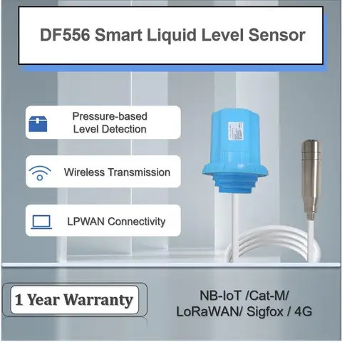 High Quality Pressure Fuel Level Sensor Wireless For Liquid Tank Monitoring System Smart Water Sensor DF556 IP67 CNDINGTEK