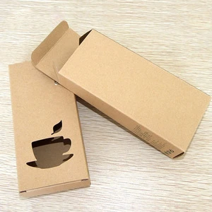 High quality recycled brown kraft tea bags paper packaging box