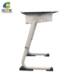 High Quality School Classroom Furniture Single Plastic Adjustable Student Desk And Chair