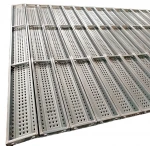 High Quality Silver Galvanized Safety Metal Scaffold Plank for Building Construction