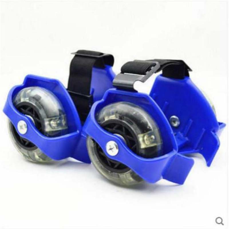 High Quality Sporting Pulley Lighted Flashing Wheels Heel Skate Rollers Skates Wheeled Shoes Flashing Roller Skate Scooters
