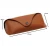 Import High quality thick PU Leather branded hard Luxury Sun Glasses Case from China