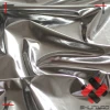 high reflective  pu coating polyester silver foil mirror  fabric