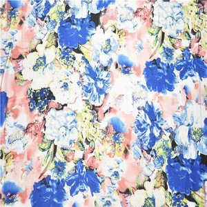 High speed produce apparel disorderly big floral fabric chiffon flower for dress