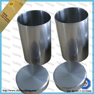high temperature tungsten crucible price crucible for aluminum 99.95% tungsten melting pot crucible