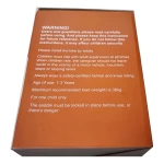 Hight quality corrugated board box  Chidren bike packing box with plastic handle