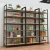 Import Home living room particleboard pipe iron metal mount office storage rack from China